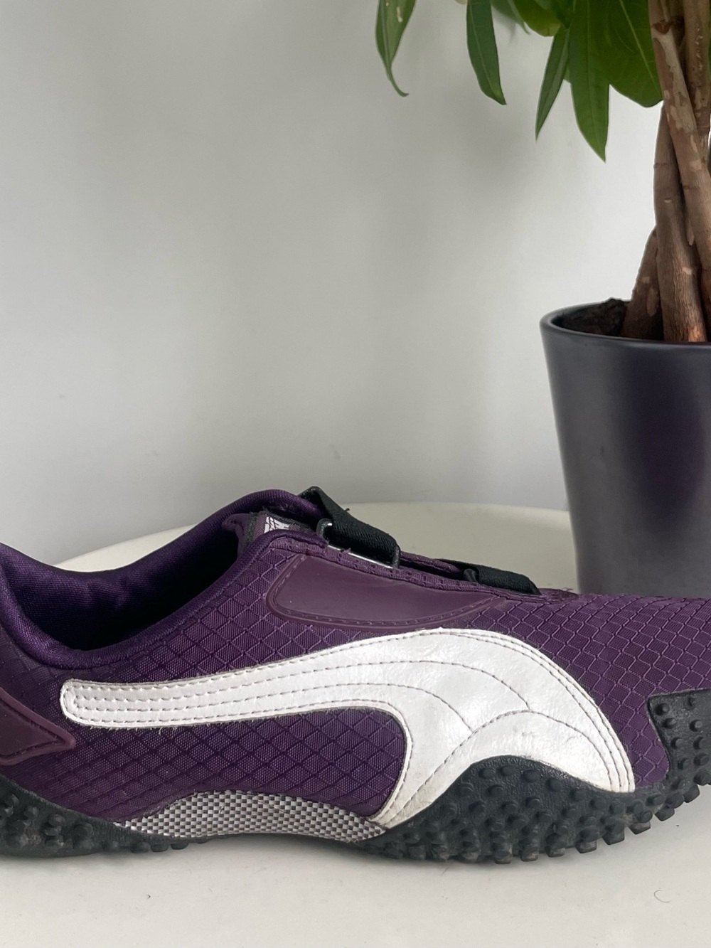 Women Size 8.5 Puma Vintage Mostro Y2K Purple Strap Gorpcore Shoes